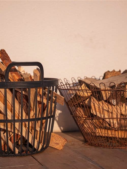 Cestas de leña de Galibosque, empresa de venta de leña y madera en Boiro